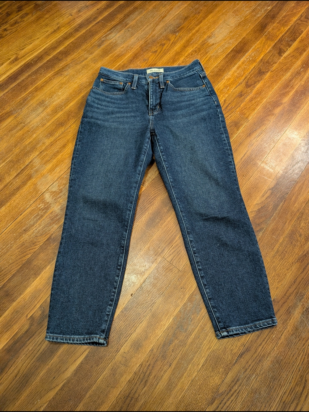 Madewell The MomJean Cropped Jean 27p